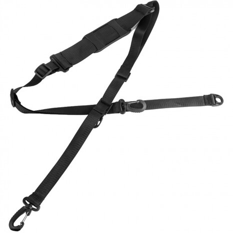 schouderband E-Scooter nylon zwart