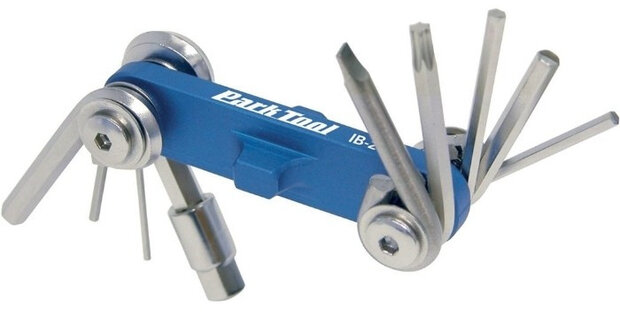 multitool IB210 staal blauw 10-delig