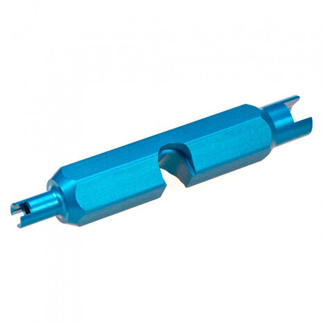 ventieltool VC1C voor Presta en Schrader blauw