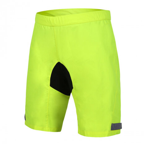 regenshort P-Seattle heren polyamide neongeel mt XXL