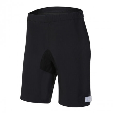 regenshort P-Seattle heren polyamide zwart maat XXL