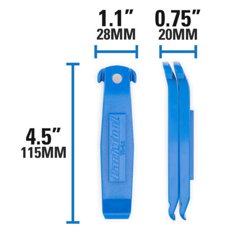 bandenlichters TL-4.2 11,5 x 2,8 cm blauw 2 stuks