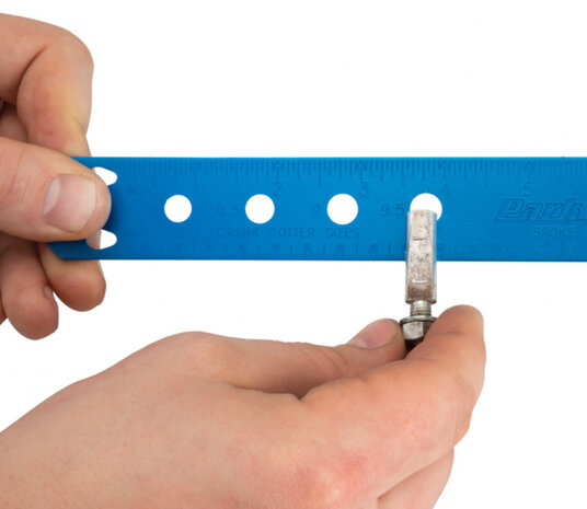 maatlineaal SBC-1 spaaklengte 35,5 cm staal blauw