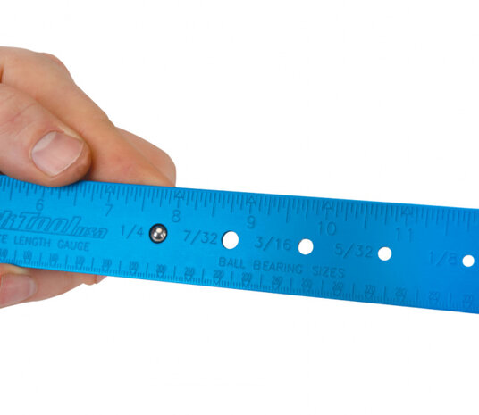 maatlineaal SBC-1 spaaklengte 35,5 cm staal blauw
