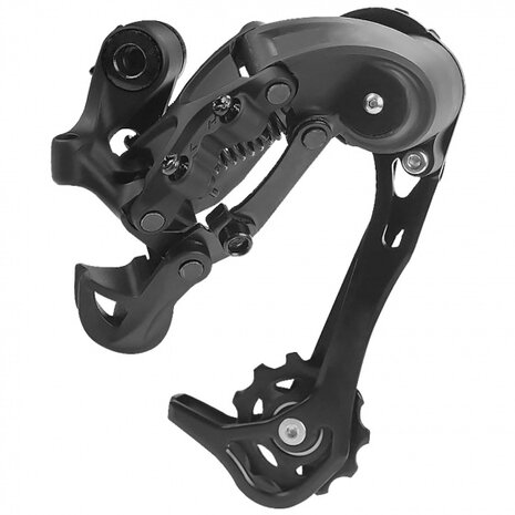 achterderailleur 45T 10S aluminium zwart
