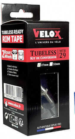 ombouwset MTB 29 inch Tubeless Conversion Kit 27 mm
