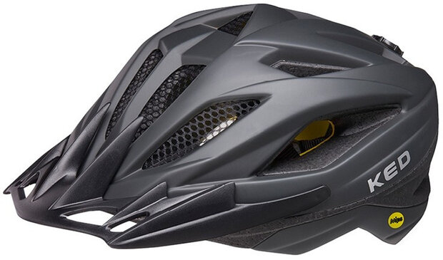 fietshelm Street junior matzwart maat 53-58 cm