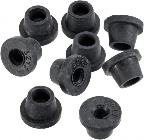 pomprubbers 4 mm rubber zwart 10 stuks - 3213