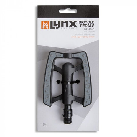 platformpedalen 9/16 inch ZP antislip e-bike zwart