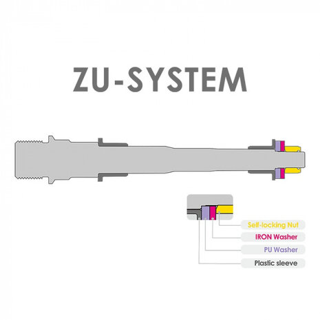 vouwpedalen 9/16 inch ZU-bearing antislip zwart