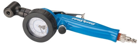 compressorkop met drukmeter INF-2 27,4 cm blauw