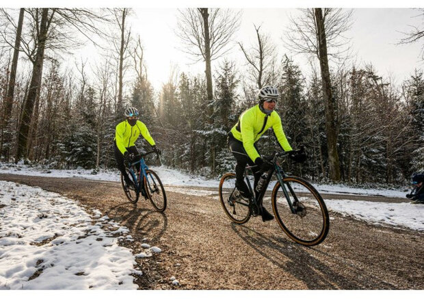 fietsmuts Windstopper polyester/elastaan zwart maat S/M