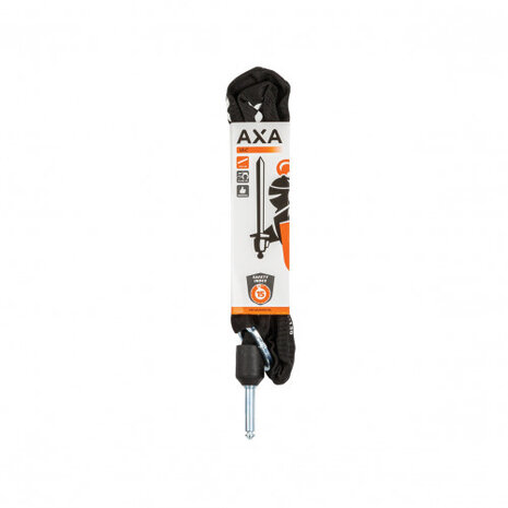 insteekketting ULC-130 staal/polyester 130 cm zwart