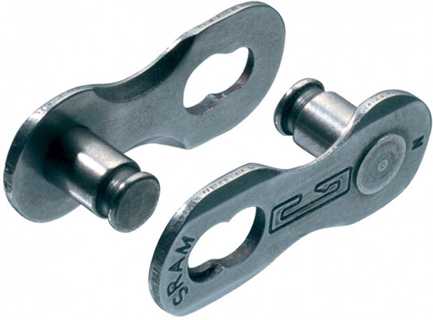 kettingschakel Powerlink 7/8S staal zilver 26 stuks