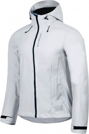 regenjas P-New Age heren polyester wit maat 4XL