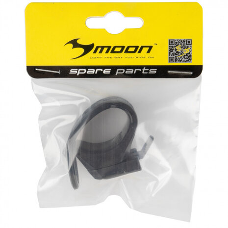 bracket voorlicht 19-31,8 mm rubber zwart