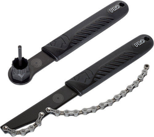 afneemset Shimano cassette 32,5 cm RVS zwart