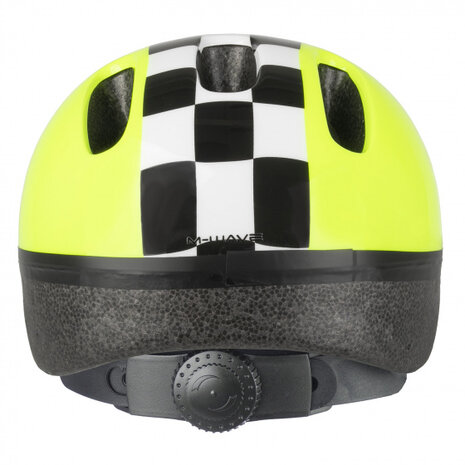 fietshelm Kid Smile junior ABS neongeel maat 52-57 cm/S