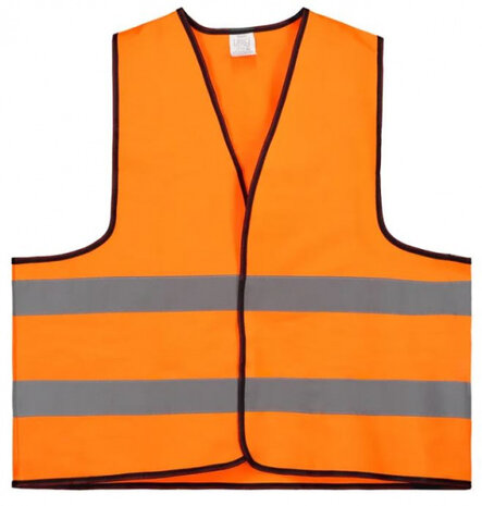 veiligheidshesje polyester oranje maat XL