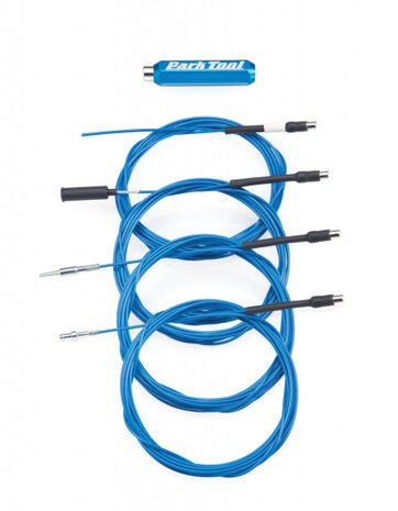 kabelgeleidingset IR-1.2 staal 250 cm blauw 6-delig