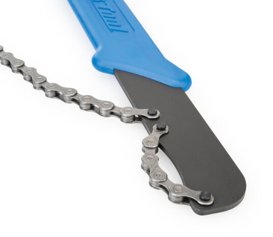 kettingzweep 36,2 x 8,4 cm 7-12 speed staal blauw