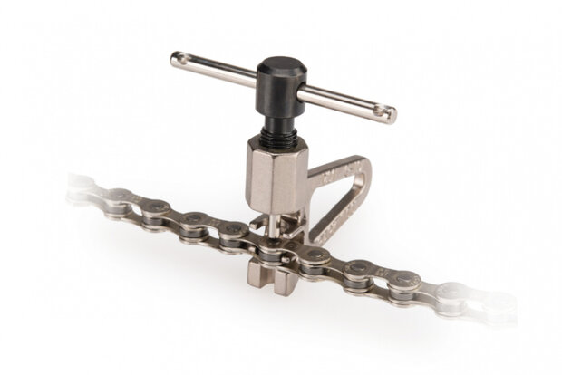 kettingponstang CT-5 mini 6 x 5,5 cm staal zilver