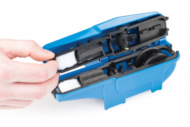 kettingreiniger cm-25 10 x 12,5 cm aluminium blauw