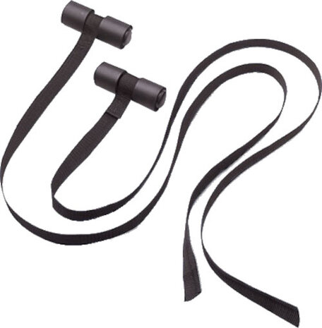 spanbanden Hatch-Huggers staal zwart 2 stuks