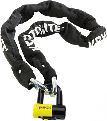 kettingslot New York Legend 150 cm staal zwart