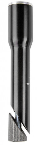 stuurpen adapter 1 1/8 inch 15 cm staal zwart