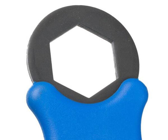 kettingzweep 1/8 inch 5-12S staal blauw/zwart