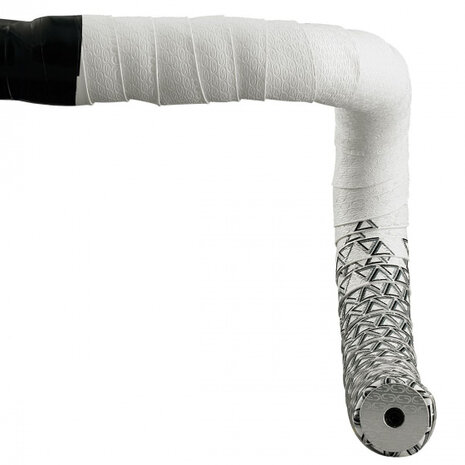 stuurtape 200 x 3 cm EVA/PU 2,5 mm zwart/wit 3-delig