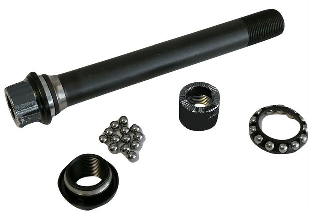 achteras compleet FH-M618-B Deore 148 mm staal zwart