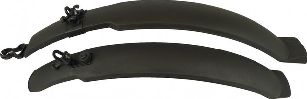 spatborden MTB 20-24 inch zwart 2 stuks