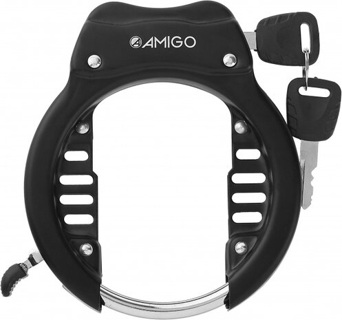 ringslot 14631 met insteekketting CRL100 zwart