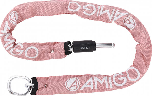 insteekketting RL140 staal 140 x 0,55 cm roze