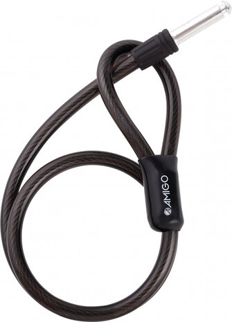 insteekkabel RL8010 staal 80 x 1 cm zwart
