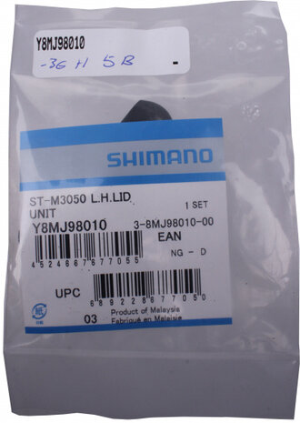 bovenkap-schijfrem Acera St-M3050 links zilver 4-delig