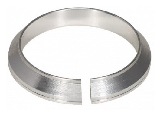 balhoofdring 1 1/8 inch 8,4 mm aluminium zilver