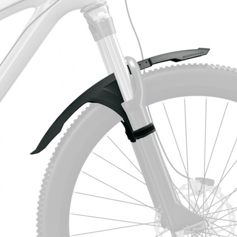 voorspatbord Mudrocker MTB 27,5/28/29 inch 490 mm zwart