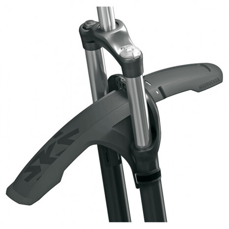voorspatbord Mudrocker MTB 27,5/28/29 inch 490 mm zwart
