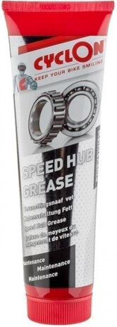 naaf- en rollerbrakevet 150 ml rood/grijs