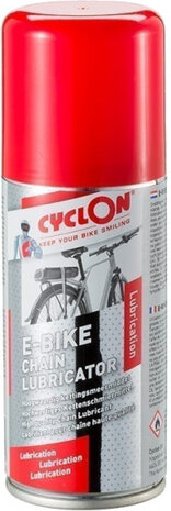 kettingsmeermiddel E-Bike 100 ml rood/grijs