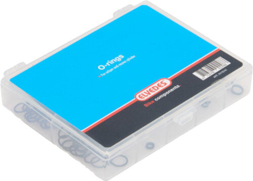 o-ringen rubber zwart/blauw 200 stuks