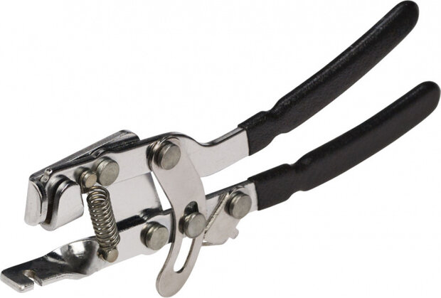 spantang binnenkabel RVS zilver/zwart