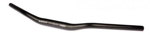 vlinderstuur Zone 600 mm 31,8 mm aluminium matzwart