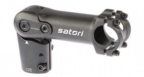 stuurpen Ahead Up2+ 31,8 mm 110 mm aluminium zwart