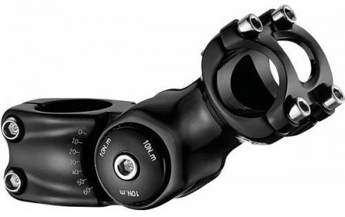 stuurpen Ahead AH-20 31,8 mm 95 mm aluminium zwart