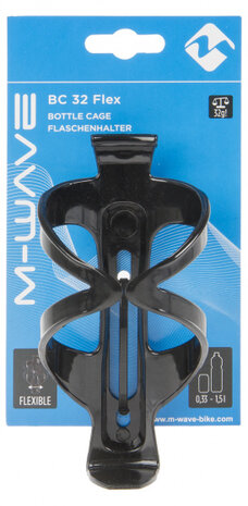 bidonhouder BC32 Flex 75 mm 32 gram zwart