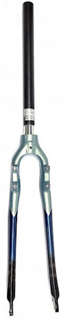 voorvork Carbon Magura 28 inch carbon groen/blauw/zwart